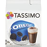 Tassimo - Capsulas de chocolate caliente sabor Oreo - (Caja de 5- Total de 80 recipientes- 40 porciones)